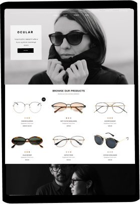 Optiker Website Ipad